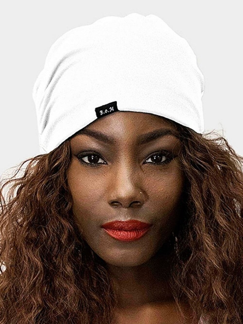 FORBUSITE White Slouchy Beanie Hat 106
